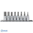 METRIC HEX. SOCKET BIT SET, 3/8" SQ. DR., 48MM (8 16285