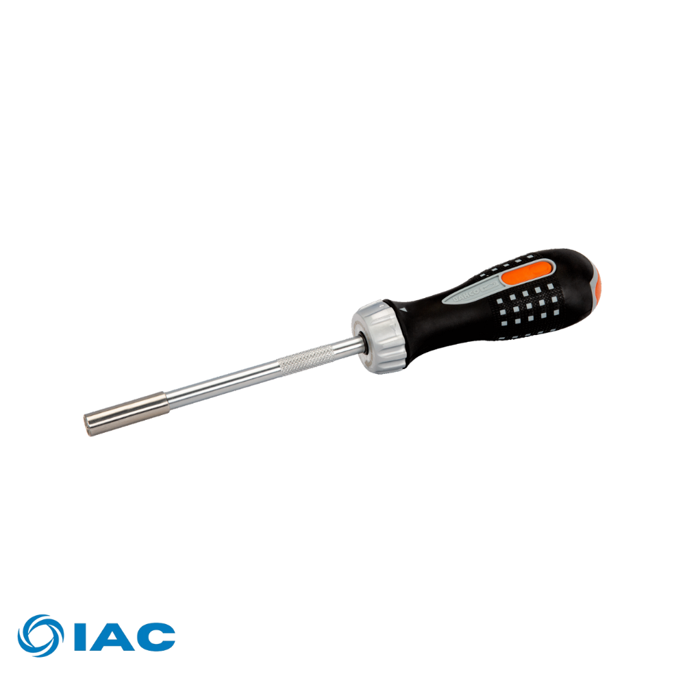 BAHCO 808050 – 1/4″ BIT HOLDER RATCHETING SCREWDRIVER 125 MM