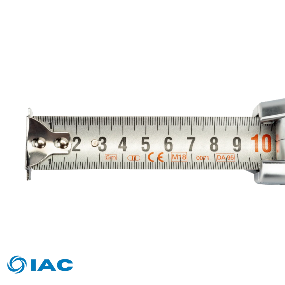 BAHCO MTS-8-25-E – METRIC/IMPERIAL DOUBLE-SIDED MEASURING TAPE WITH RUBBER GRIP 8 M