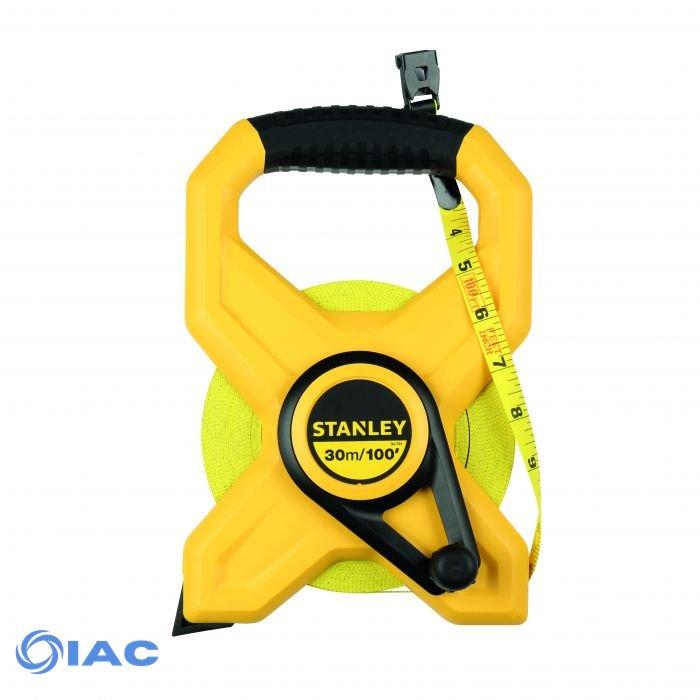 Stanley 60m/200ft Open Fibreglass Tape