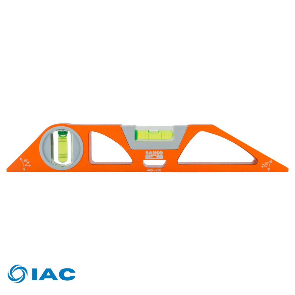 BAHCO 466-250 – ALUMINIUM SPIRIT SCAFFOLD LEVEL 250 MM