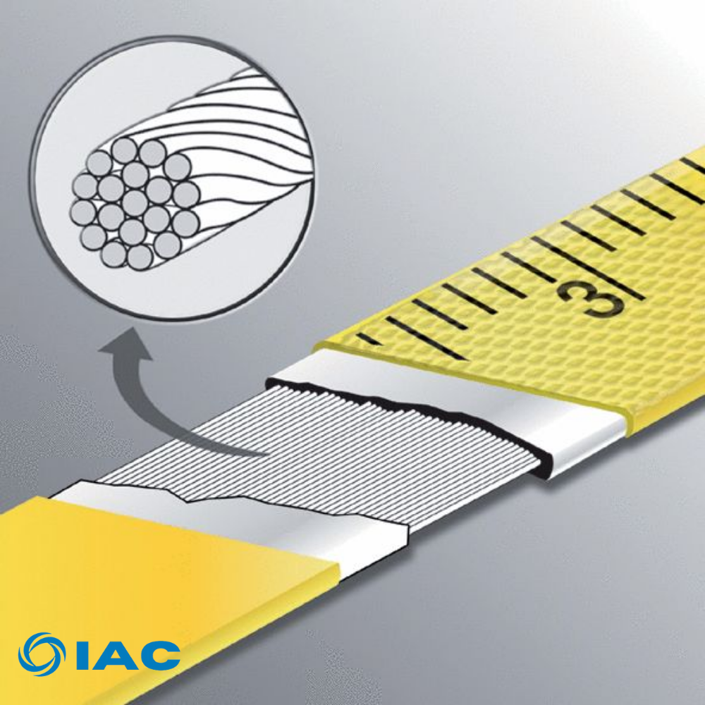 BAHCO LTS-50-E – METRIC/IMPERIAL LONG MEASURING TAPE WITH NYLON COATED BLADE AND OPEN CASE 50 M