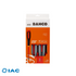 BAHCO BE-9882SL – ERGO™ SLIM VDE INSULATED SLOTTED AND POZIDRIV SCREWDRIVER SET WITH 3-COMPONENT HANDLE – 5 PCS