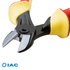 BAHCO 2101S-180 – ERGO™ SIDE CUTTING PLIERS WITH INSULATED HANDLES AND PHOSPHATE FINISH 180 MM