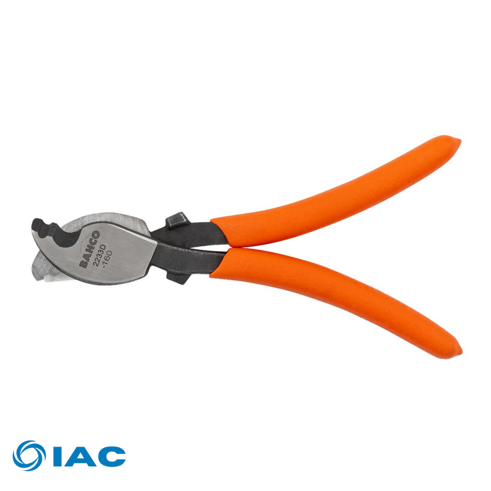 BAHCO 2233D-240 – CABLE CUTTING/STRIPPING PLIERS WITH PVC COATED HANDLES FOR CU AND AL CABLES 240 MM
