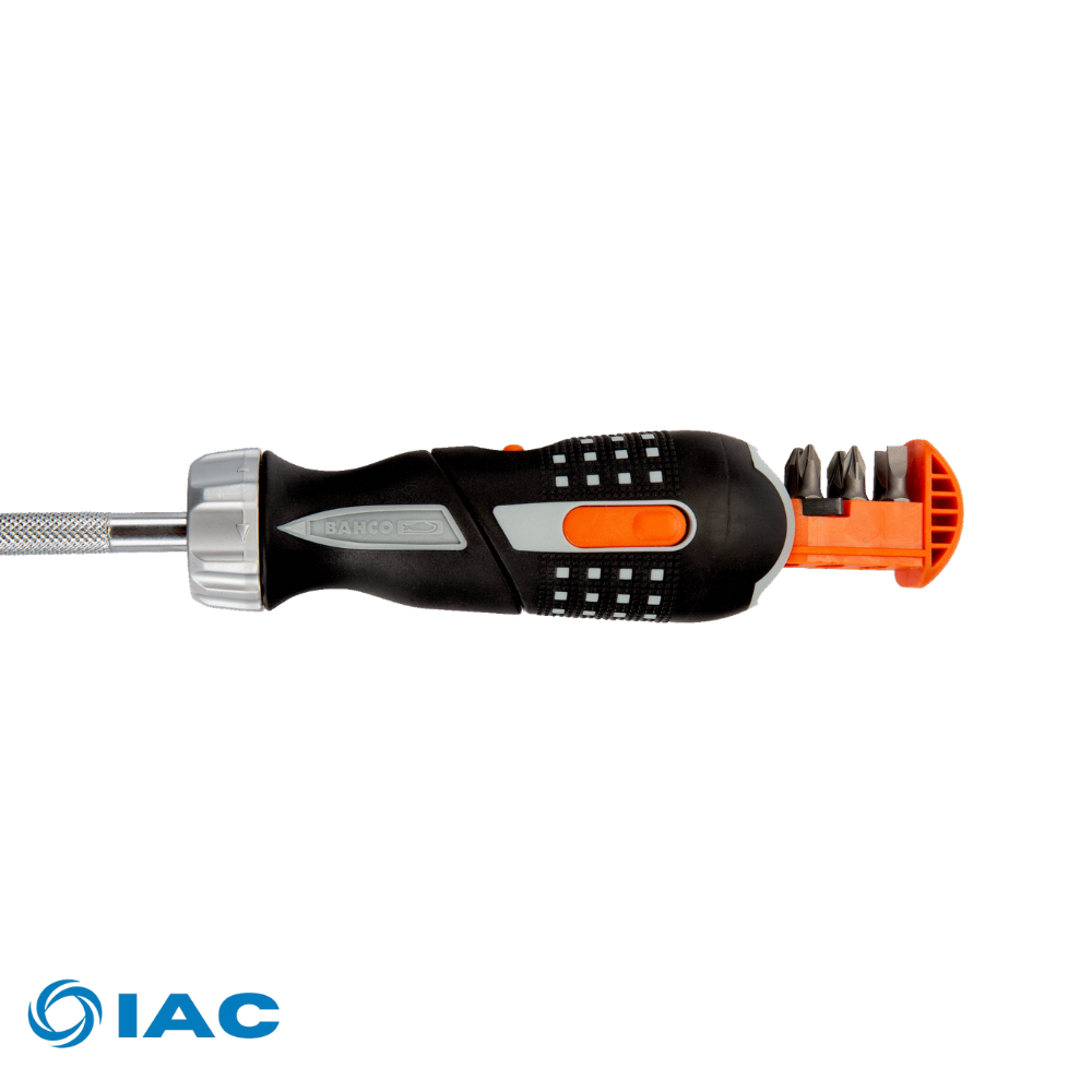 BAHCO 808050P – 1/4″ RATCHETING BIT SCREWDRIVER WITH PISTOL HANDLE 135 MM