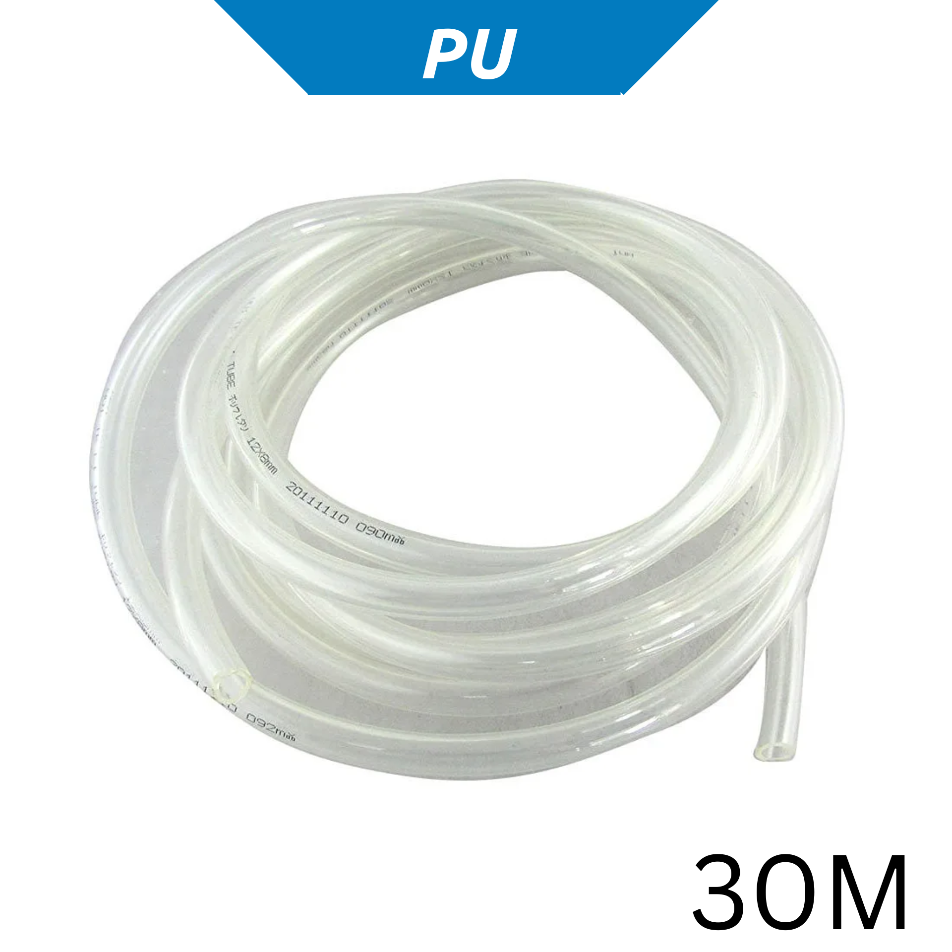 Natural PU Tubing 30M