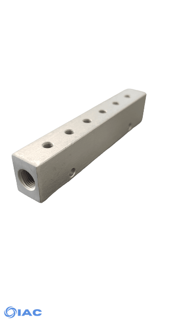 2 off 1/8" Inlets 6 off M5 Outlets DM186M5