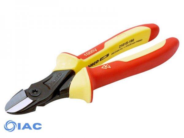 BAHCO 2101S-160 – ERGO™ SIDE CUTTING PLIERS WITH INSULATED HANDLES AND PHOSPHATE FINISH 160 MM