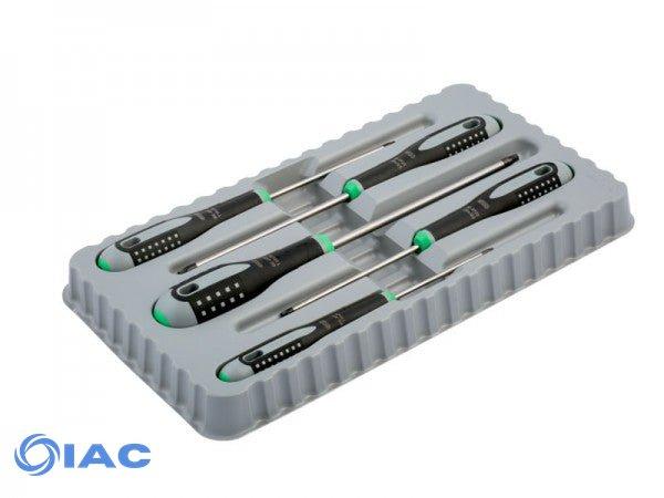 BAHCO BE-9885 – ERGO™ TORX® SCREWDRIVER SET WITH RUBBER GRIP – 5 PCS