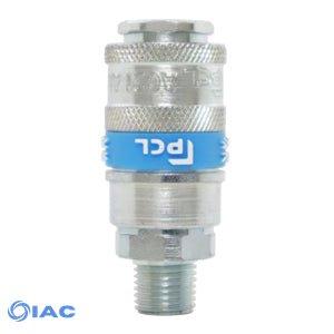 PCL AC21CM AIRFLOW MALE COUPLING SOCKET ¼" BSP TAPER MALE THREAD