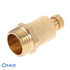 Exhaust Silencer Restrictor, Brass, Thread BSPP 1/4" CODE: ESR14