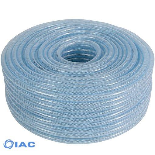 Clear Reinforced PVC Hose 3/8", Medium Duty, 100m Coils CODE: BPVC3/8-100M