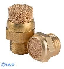 Flat Head Silencer Sintered Bronze Thread BSPP 1/2" CODE: 4 SE P