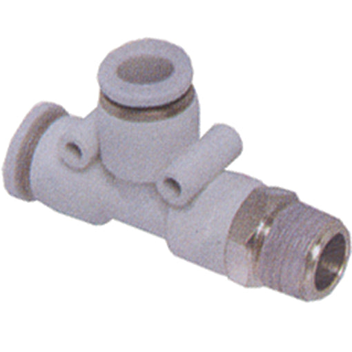 Tube Fittings / Male Stud Swivel Run Tee BSP Thread X Tube