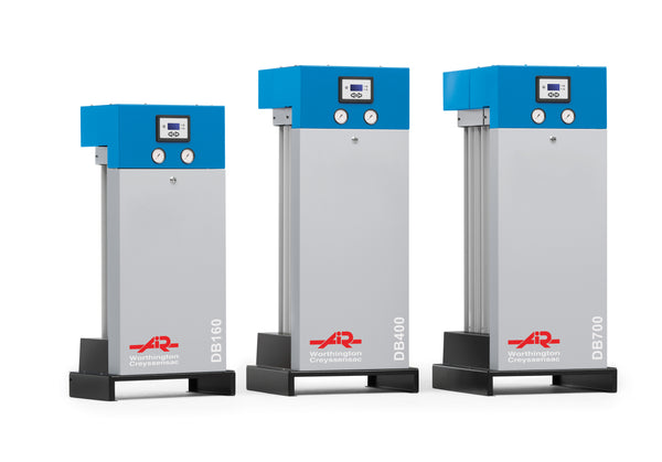 DB Dryers - Timer Purge - New Mid Range Extruded, ALUMINIUM EXTRUDED TOWERS. STANDARD PDP -40°C. 230 VOLT