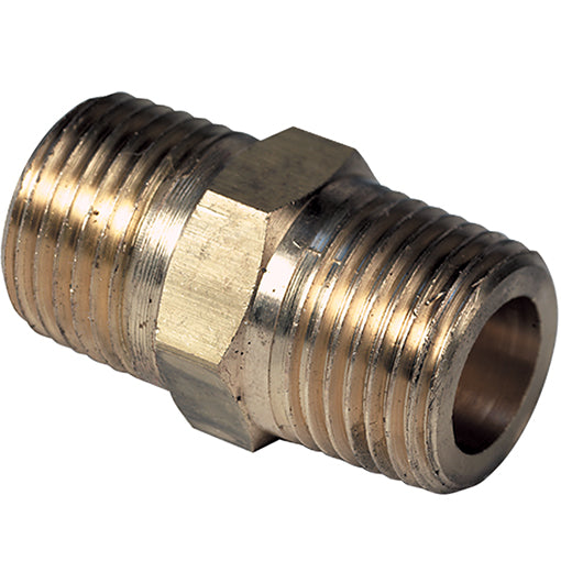 Brass Equal Adaptor Male NPT x Male BSPT