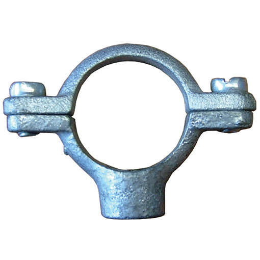 Galvanised Single Pipe Ring M10 Tapped