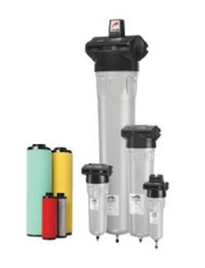 G = COALESCING FILTER: OIL AEROSOL, LIQUID WATER AND SOLID PARTICLES