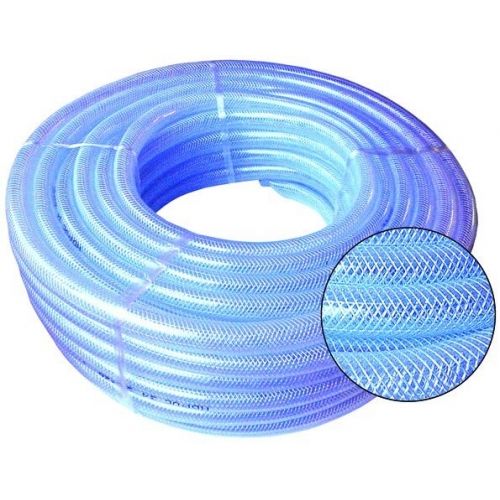 Clear Reinforced PVC Hoses, Medium Duty, 30m Coils