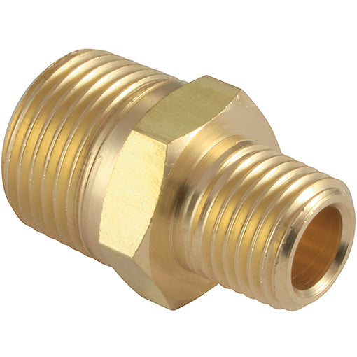 Brass Male Unequal Adaptor Thread BSPT x BSPT