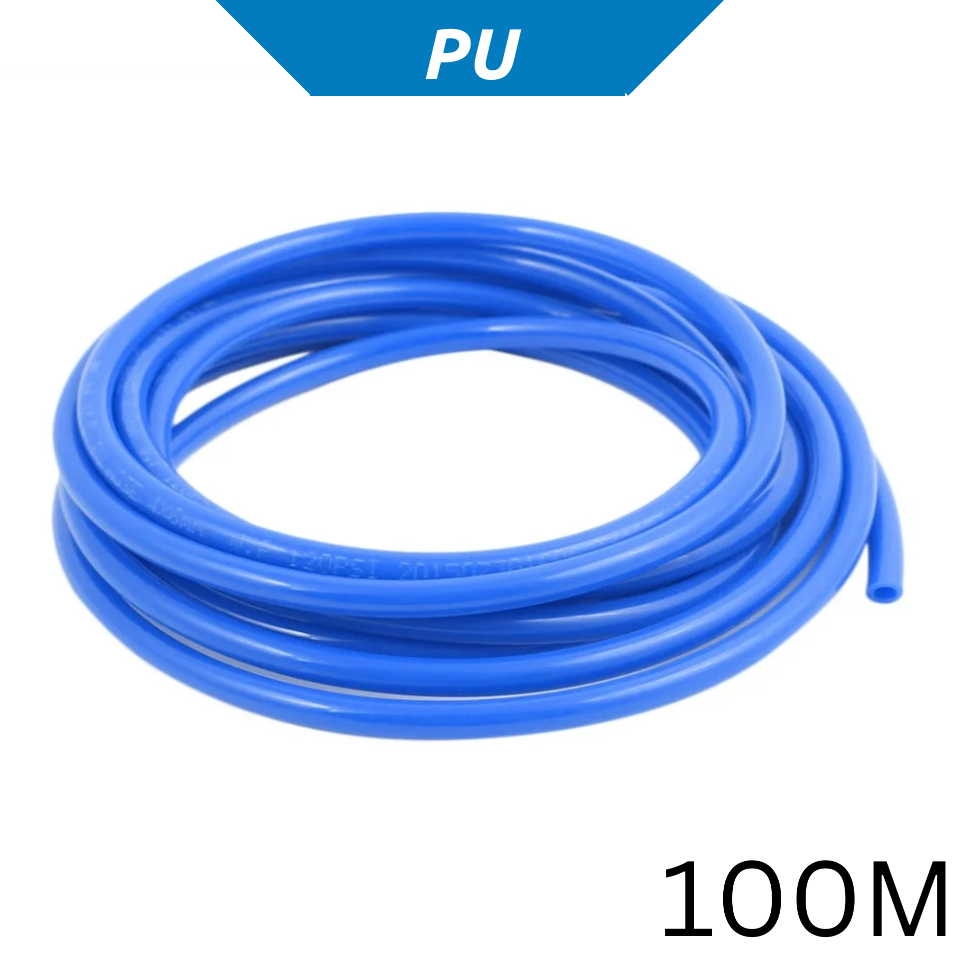 100M PU Tubing Blue