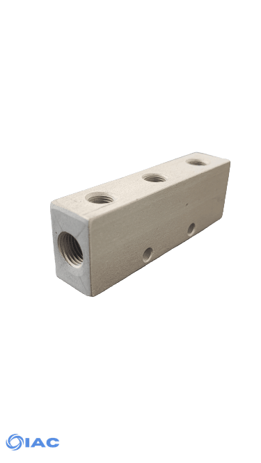Aluminium Distribution Manifold – Ports One Side DM14318