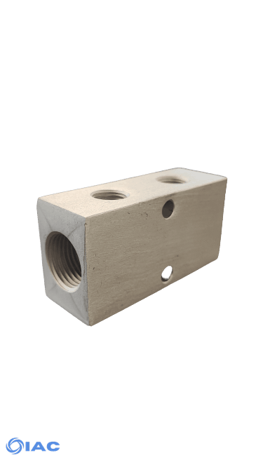 Aluminium Distribution Manifold – Ports One Side DM38414