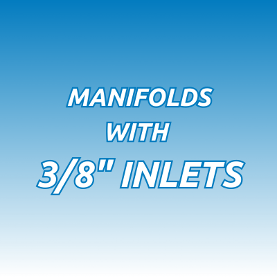 (3/8" Inlets) Aluminium Manifolds