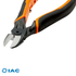 BAHCO 2101PG-160 – ERGO™ SIDE CUTTING PLIERS WITH SELF OPENING 2-COMPONENT HANDLE AND PHOSPHATE FINISH FOR PLASTIC 160 MM