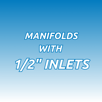 (1/2" Inlets) Aluminium Manifolds
