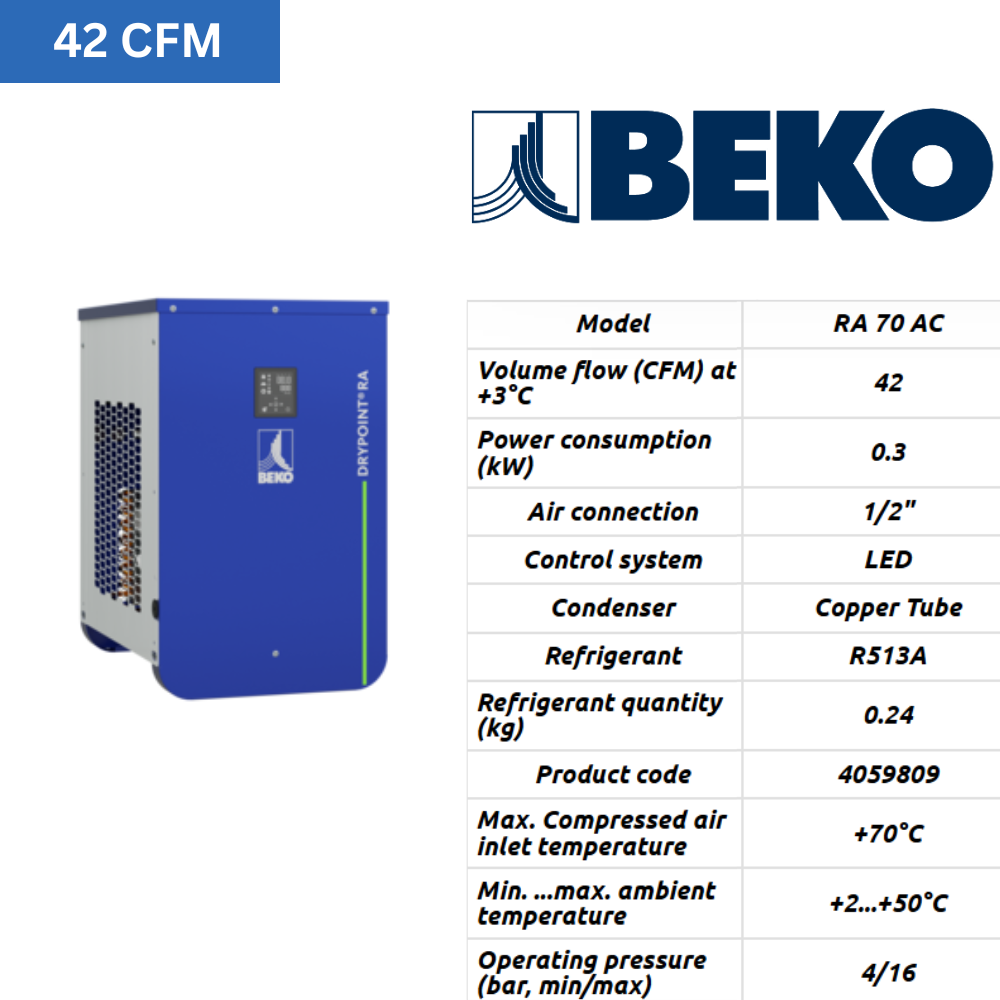 Beko DRYPOINT RA III Air Dryer