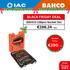 BAHCO S138 – 1/4 3/8 AND 1/2″ SQUARE DRIVE SOCKET SET WITH COMBINATION WRENCHES/SCREWDRIVER BITS – 138 PCS/CASE