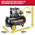 SIP 05872 110V 50L Low Noise Direct Drive Compressor