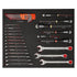 BAHCO Heavy Duty 26" Campaign Trolley with Tools, 215 Piece Kit