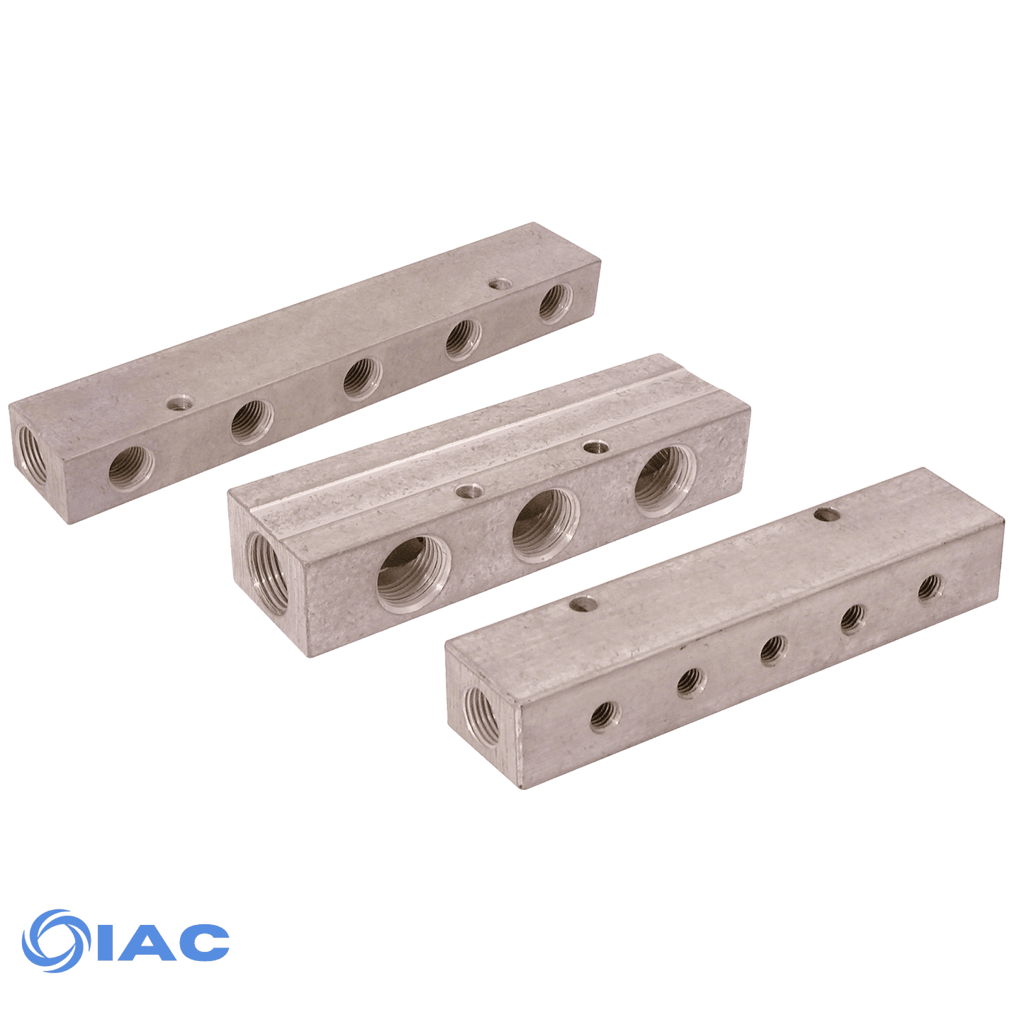Aluminium Distribution Manifold – Ports One Side DM12414