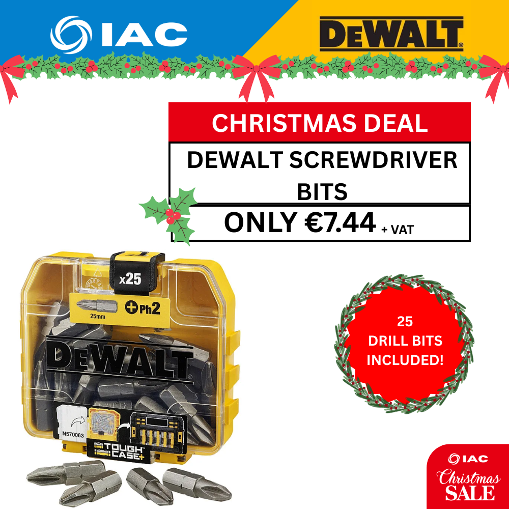 DEWALT HEX SHANK PH2 SCREWDRIVER BIT 25 pk