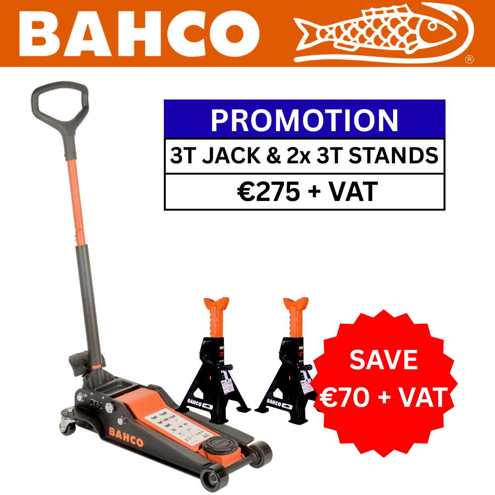 Bahco 3T Jack &amp; 2x 3T Stands Bundle