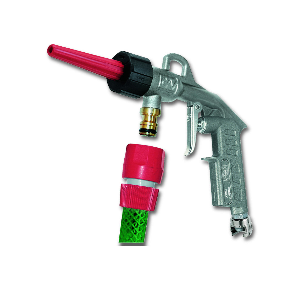 BLOWING AND WASHING  GUNWITH WATER QUANTITY  ADJUSTMENT  AND WATER PIPE  RAPID COUPLING 61AC/G