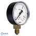 Vertical pressure gauge 50mm, 0-16 BAR G 1/4" MS1663