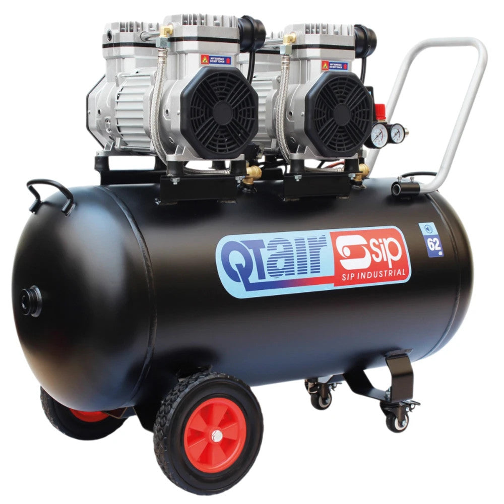 SIP 3hp 100ltr Ultra Low Noise Oil-Free Direct Drive Compressor QT AIR DD  05494