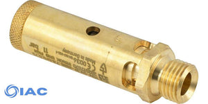 TÜV-safety valve G 1/4" (DN8), 11,00 bar, Brass SV148-11MS