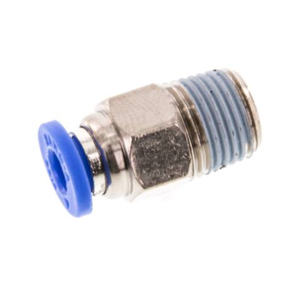 Male Stud Thread BSPT 1/8" X 4mm Tube APC4-01