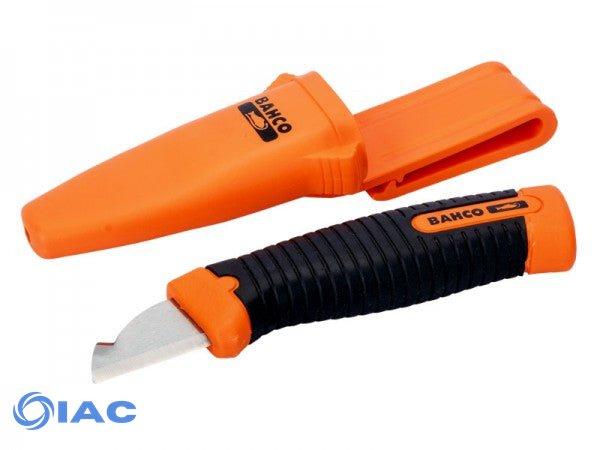 BAHCO SB2446-EL – ELECTRICIAN STRIPPING KNIFE FOR BOTH HANDS USE RETAIL PACK