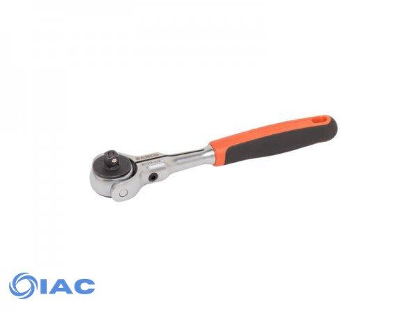 BAHCO 8120-1/4 – 1/4″ SWIVEL HEAD RATCHET WITH 72 TEETH AND 5° ACTION ANGLE 149 MM