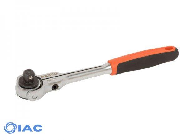 BAHCO 8120-1/2 – 1/2″ SWIVEL HEAD RATCHET WITH 72 TEETH AND 5° ACTION ANGLE 266 MM