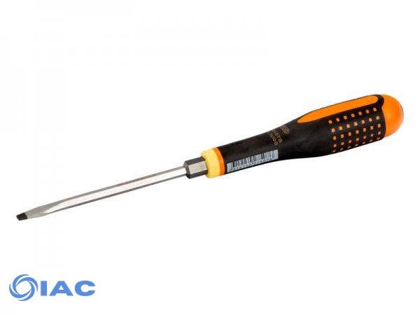 BAHCO BE-8256TB – ERGO™ THROUGH BLADE SLOTTED SCREWDRIVER WITH IMPACT GRIP 1.6 MM X 8 MM X 150 MM