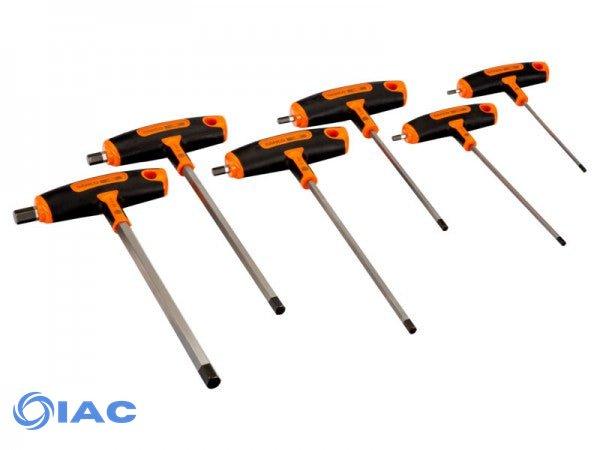 BAHCO 903T-1 – HEX SCREWDRIVER SET WITH T-HANDLE GRIP – 6 PCS
