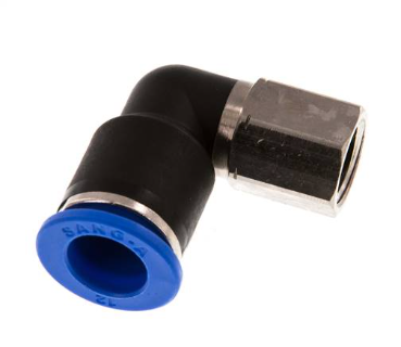 Parallel Female Elbow BSPP G1/4” X 12mm Tube APLF12-02