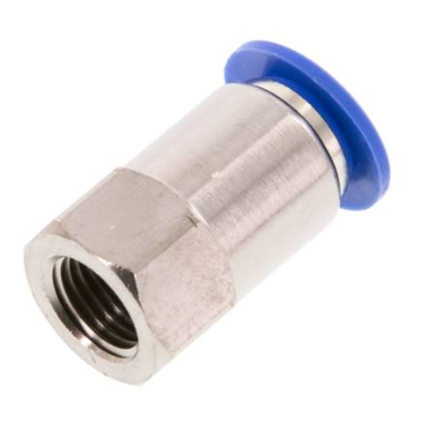 Parallel Female Stud BSP G1/4" X 10mm Tube  APCF10-G02